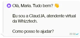 resposta de mensagem no WhatsApp